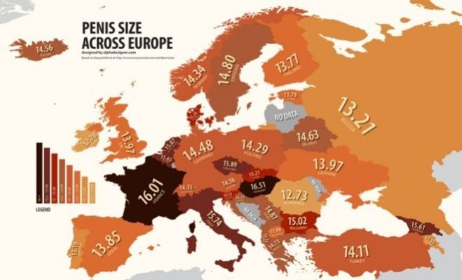 Zonele penisului la bărbați Harta mărimii sânilor şi penisului în lume. Vezi ce loc ocupă România