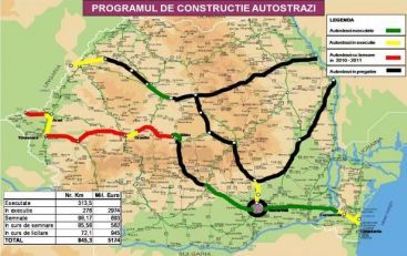 Harta Autostrazi Vezi Ce Autostrazi Se Vor Construi In Romania